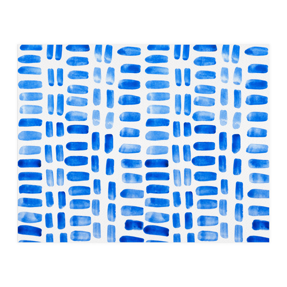 Blue abstract rectangles (Print Only)