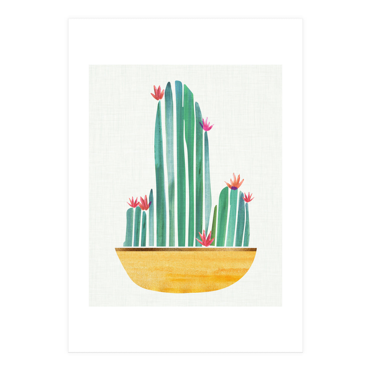 Bowl O' Cactus (Print Only)
