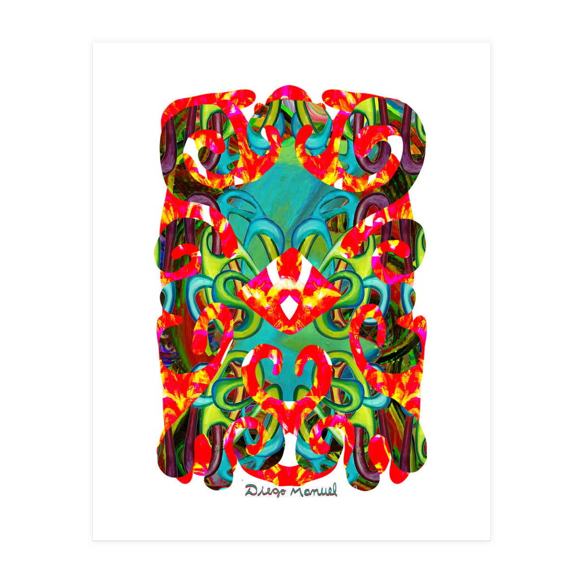 Pop Abstract Asimetrico 34 Copia (Print Only)