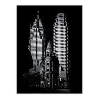 Gooderham Flatiron Building And Toronto Downtown No 2 (Print Only)
