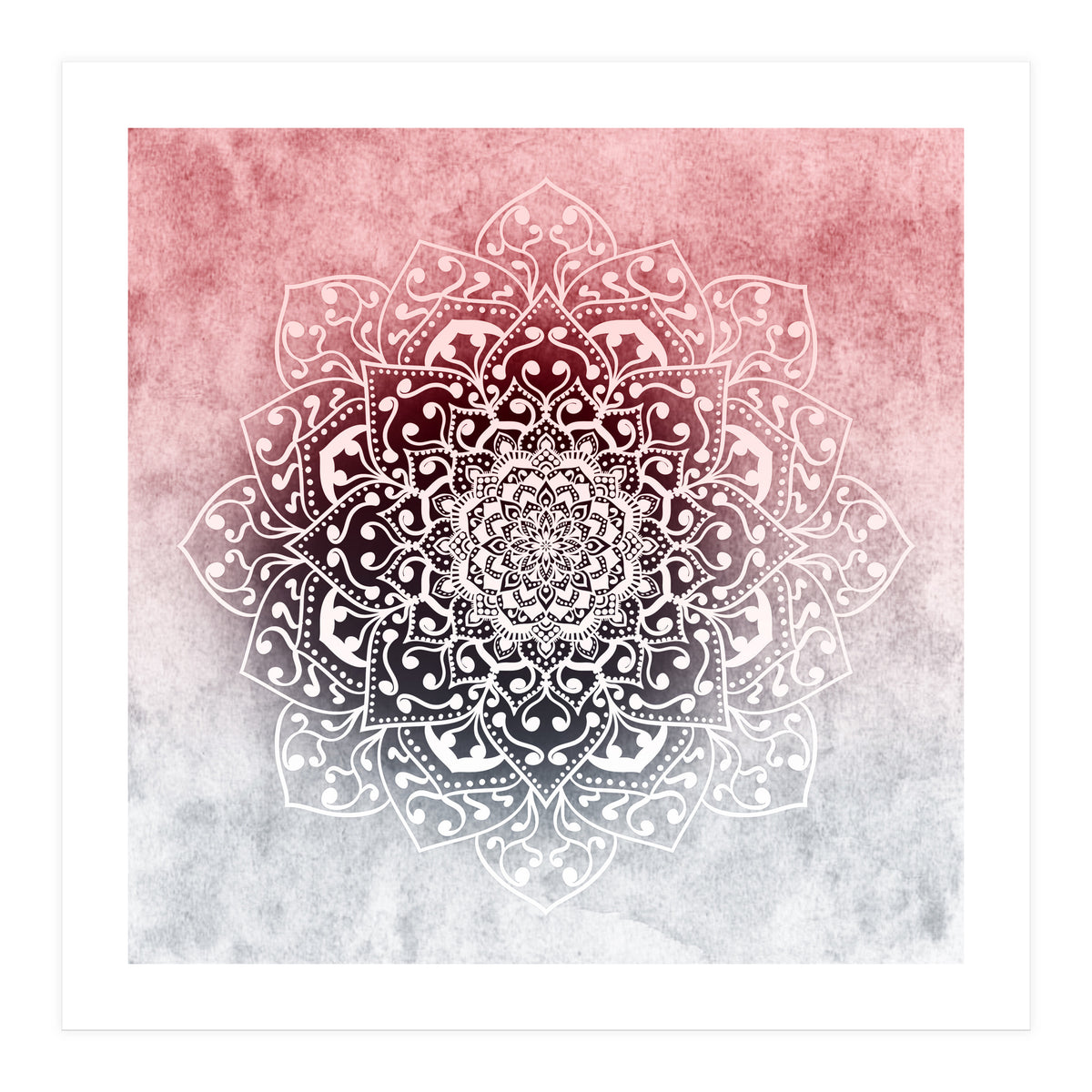 Hygge Winter Vibes Mandala (Print Only)