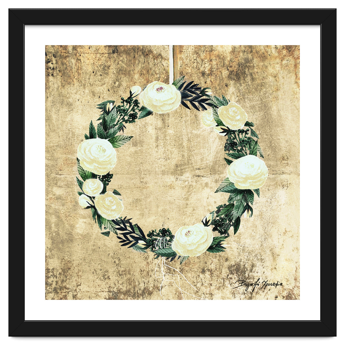 Wreath #White Flowers #Royal collection