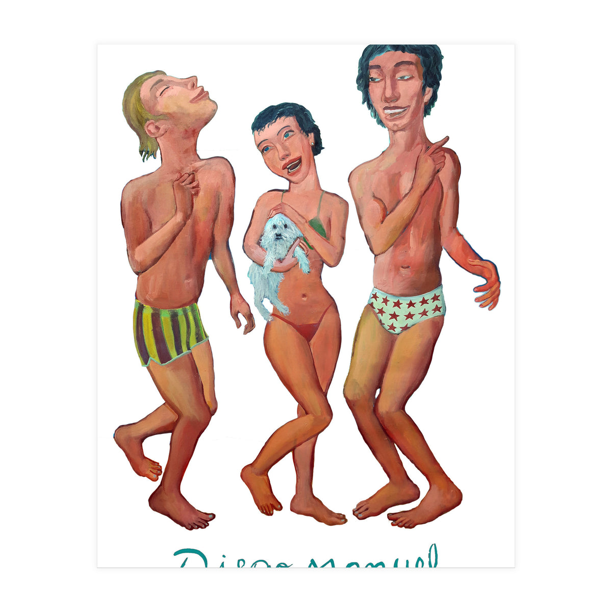 Bailando En La Playa 5ba (Print Only)