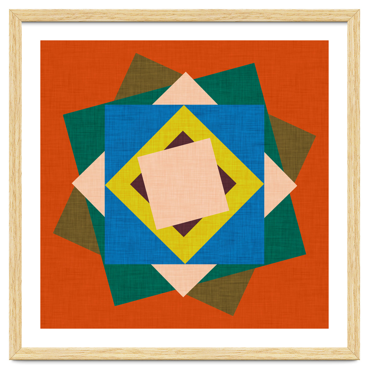 Kilim Floral Orange