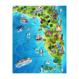 Florida Illustrated Map (Print Only) thumbnail