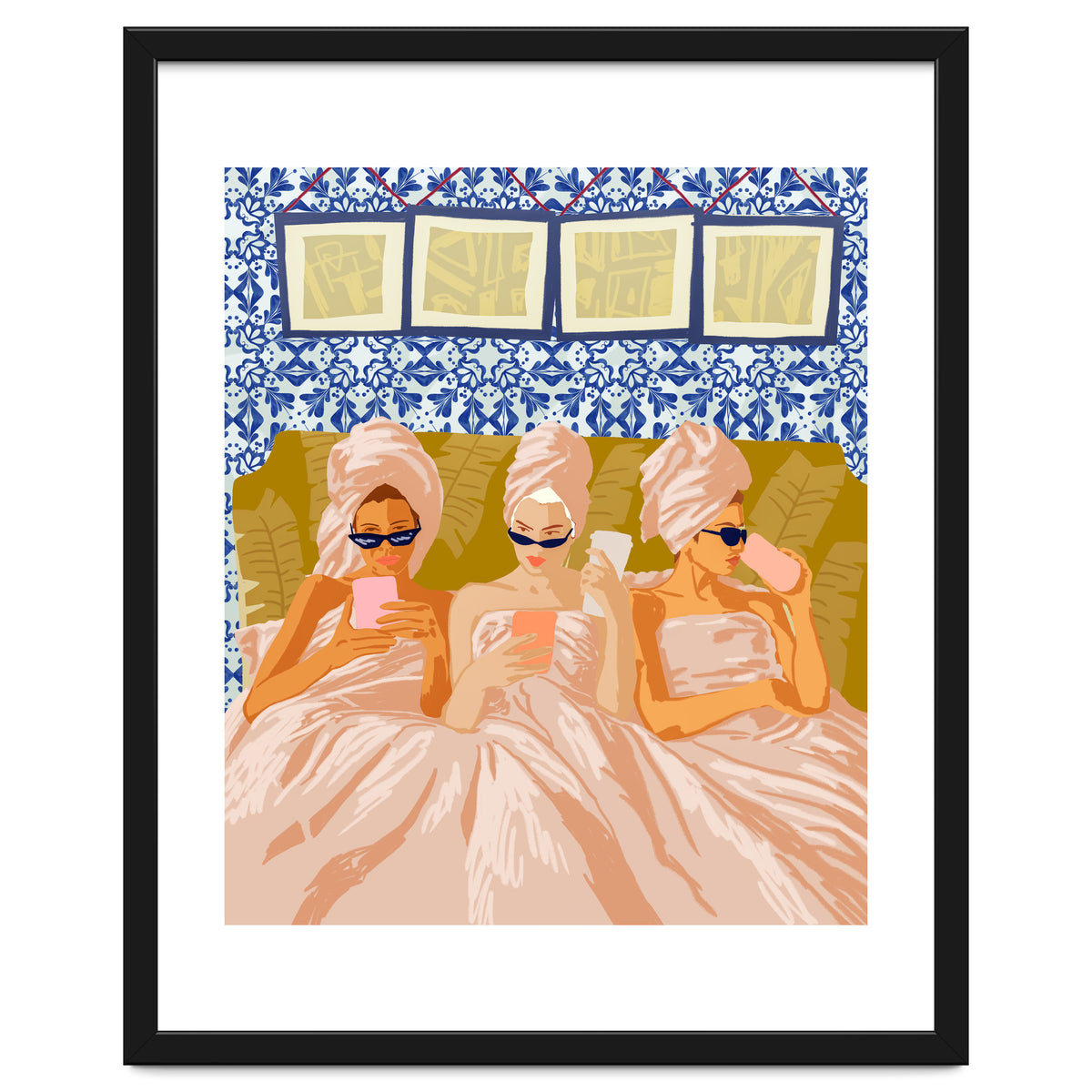 Ladies-Only Club | Girl Talk Slumber Party BFF | Bohemian Feminism Independent Moroccan Women