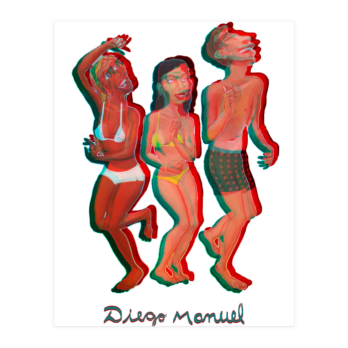 Bailando En La Playa 9 (Print Only)