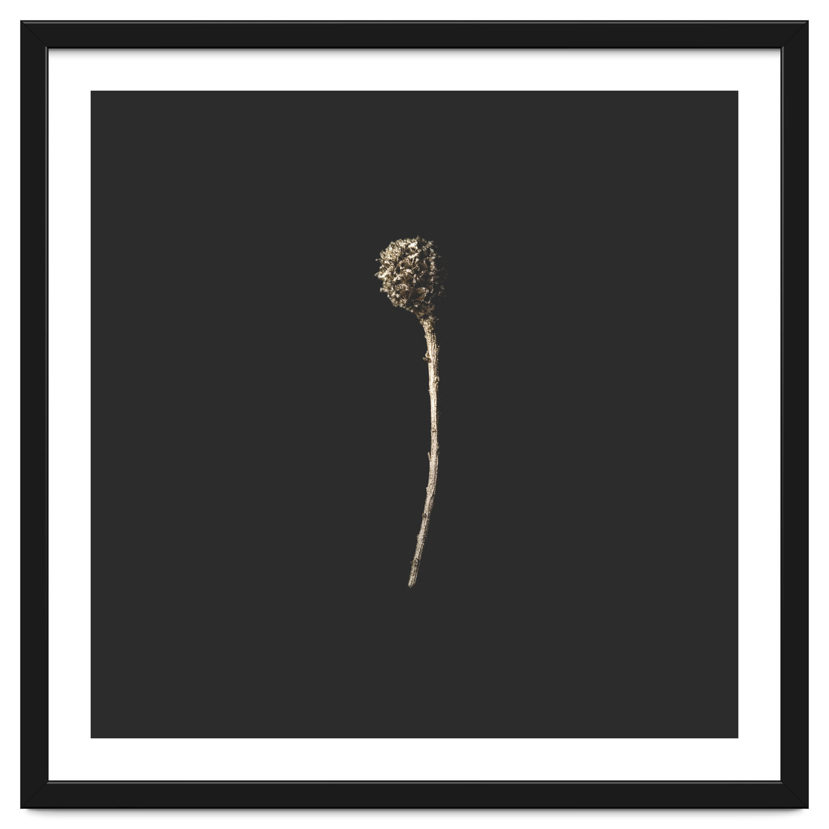 Simple Golden Botanical - Square