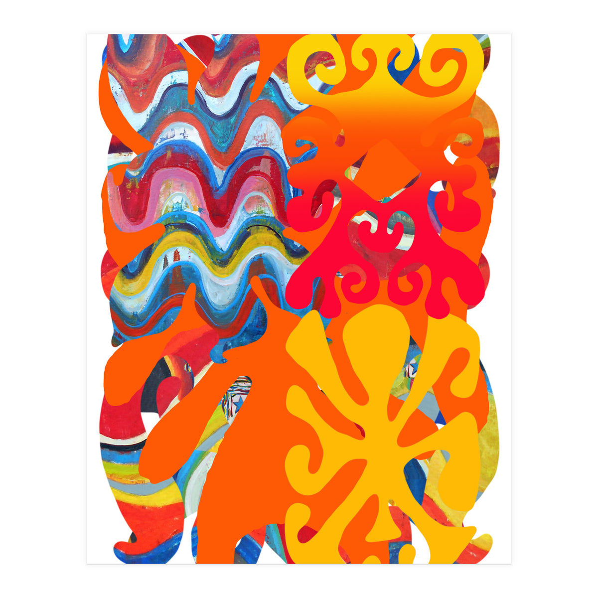 Pop Abstract Asimetrico 7 Copia (Print Only)