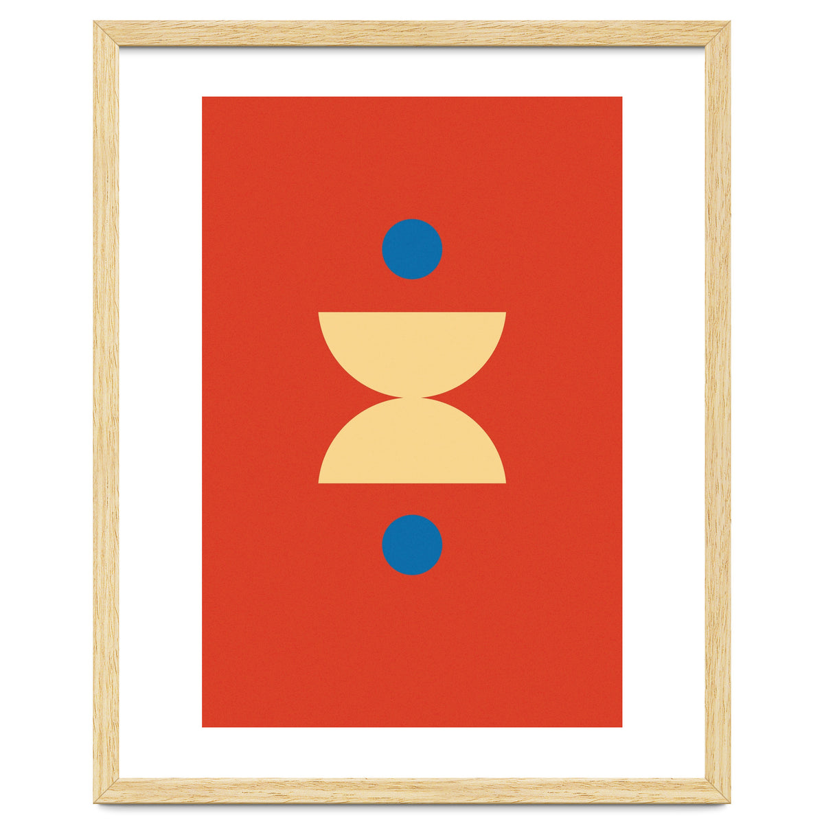 Mid Century Geometrical Print