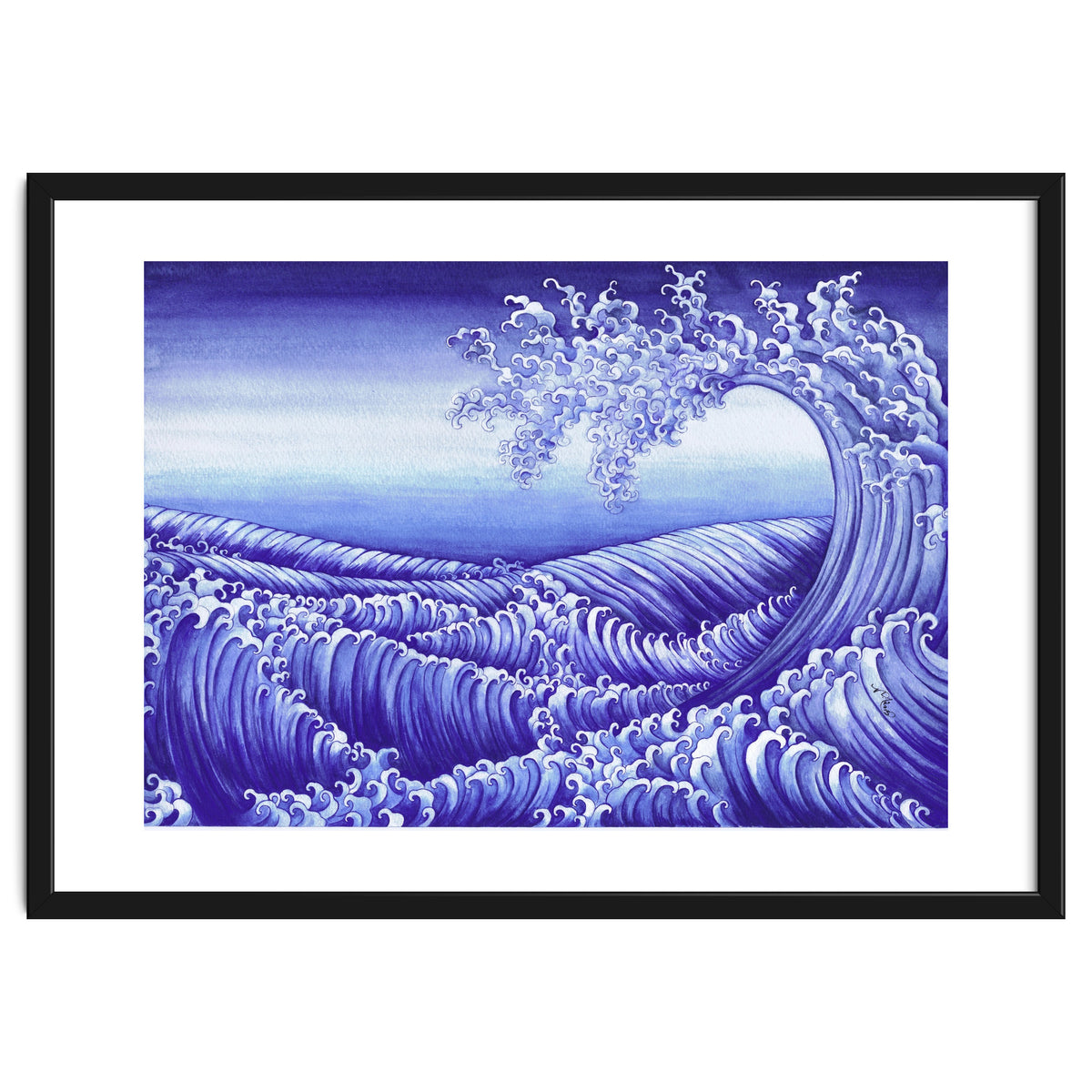 Turbulent Water Triptych part 3