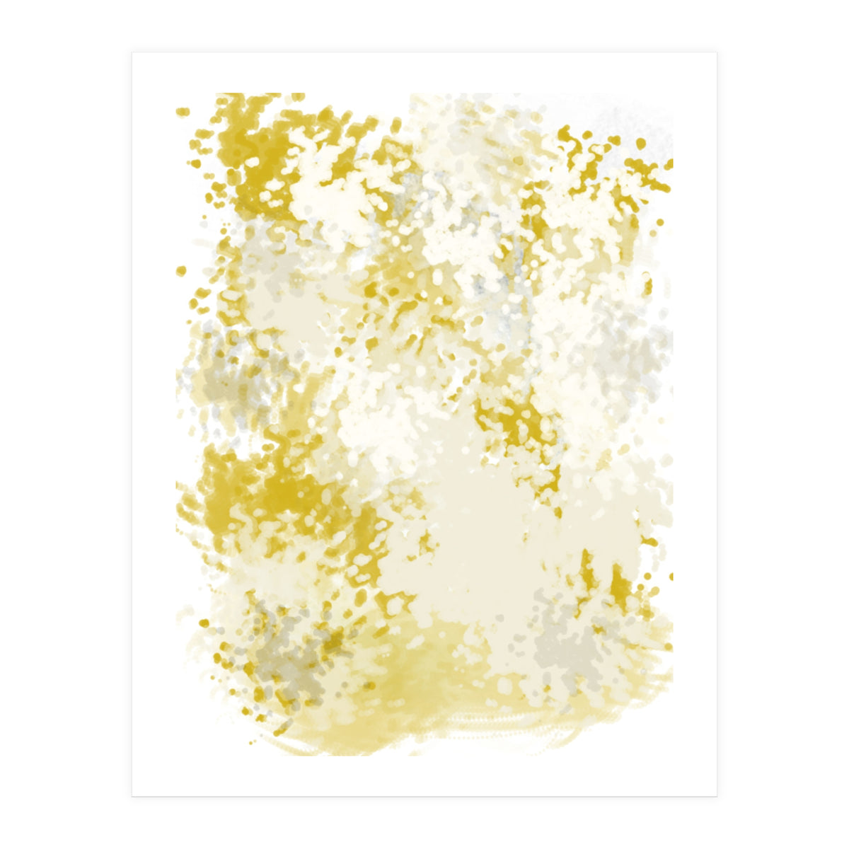 Abstract Yellow (Print Only)