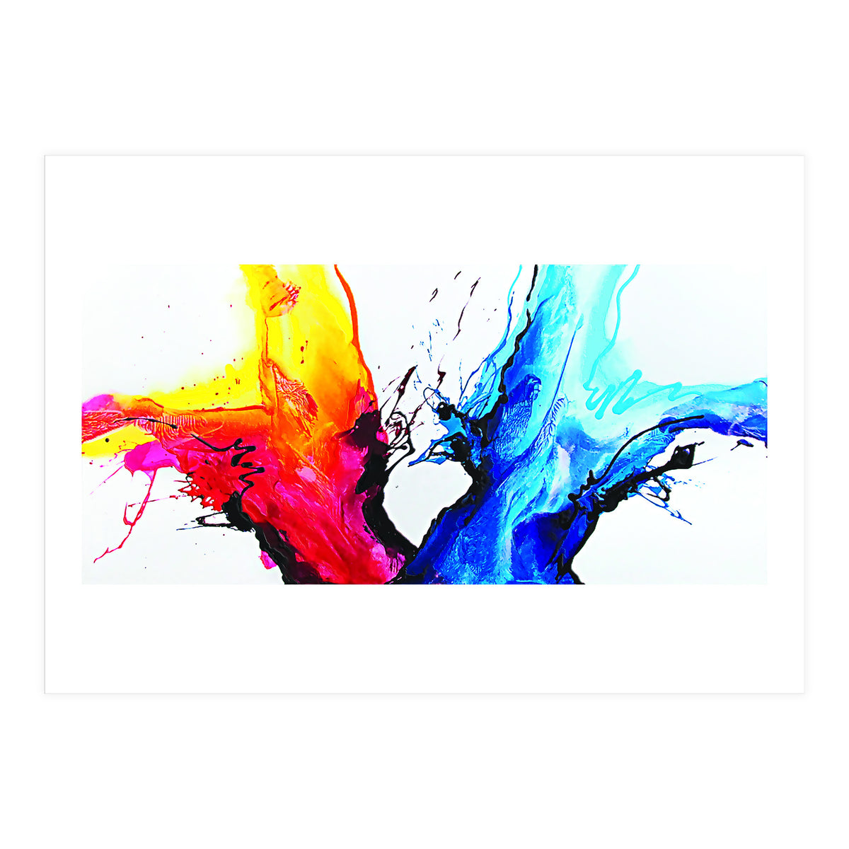 Abstract Art Britto - Qb292 (Print Only)