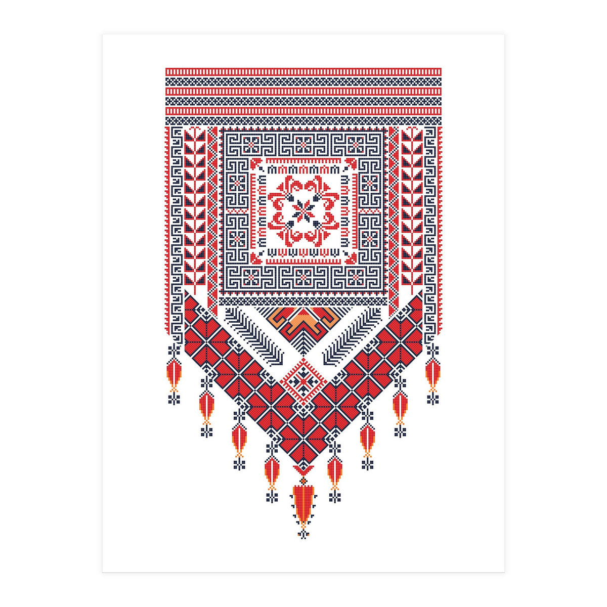 Tatreez Ornament 22 (Print Only)