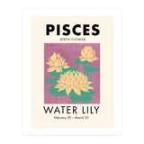 Pisces Birth Flower Water Lily (Print Only) thumbnail