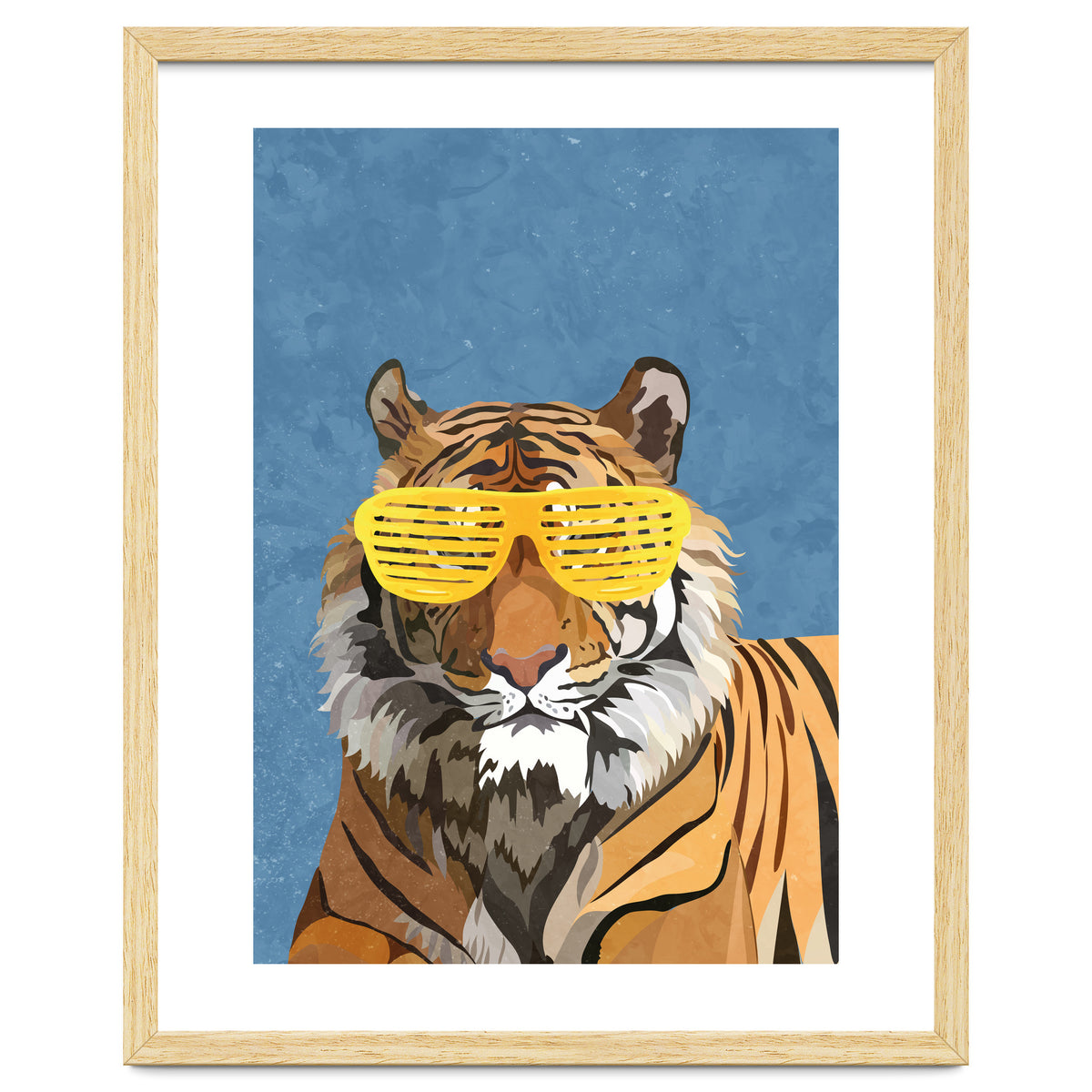 Hip Hop Tiger Yellow and Blue