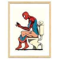 Spider-man on the Toilet, funny bathroom humour