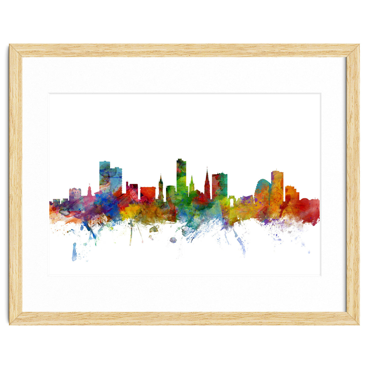 Leicester England Skyline