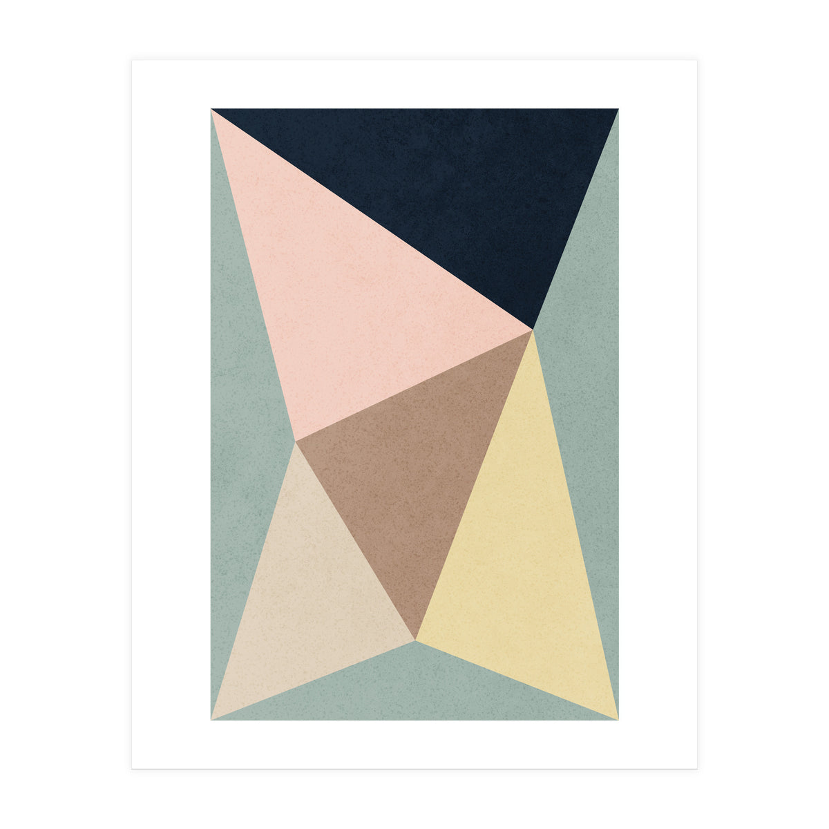 Minimal, Hard Edge Composition n82 (Print Only)