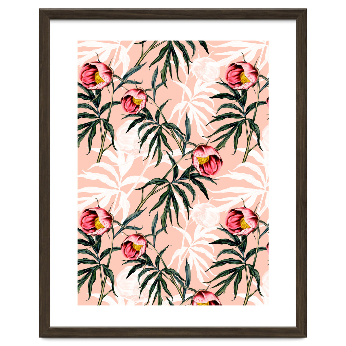 Flowery blooming pink