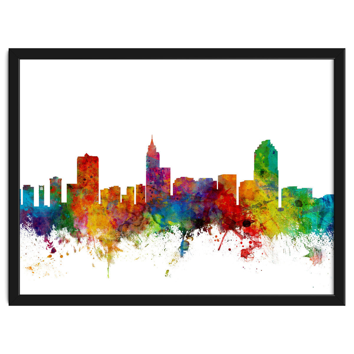Raleigh North Carolina Skyline