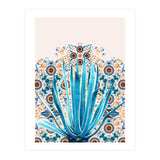 Cactus and Moroccan tiles (Print Only) thumbnail