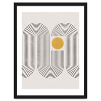 Mid-Century Modern No.22 - Woodblock Print