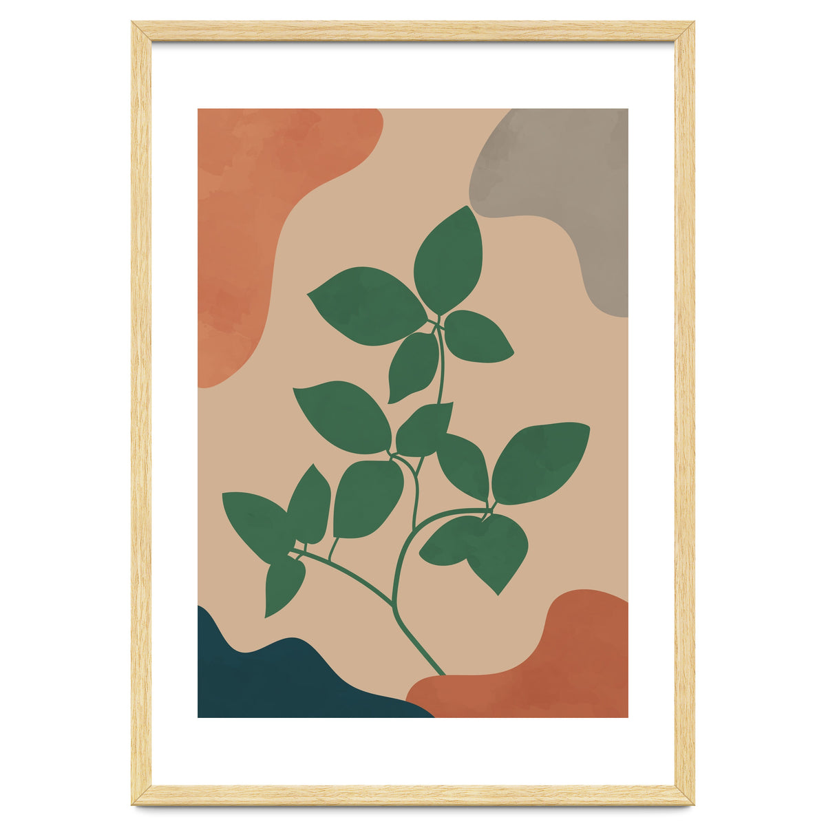 Botanical Neutral Earthy Tones