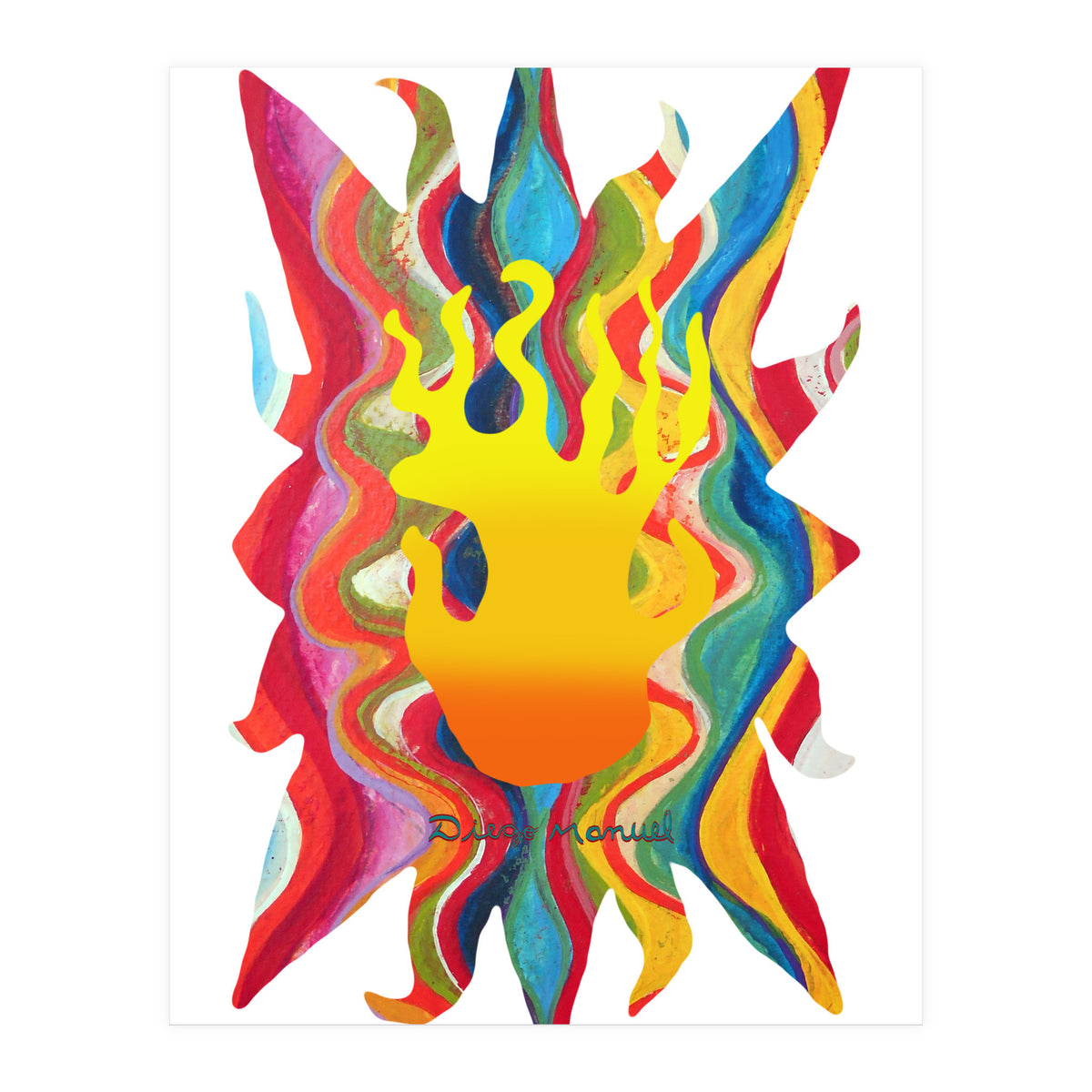 Fuego 9 Copia (Print Only)