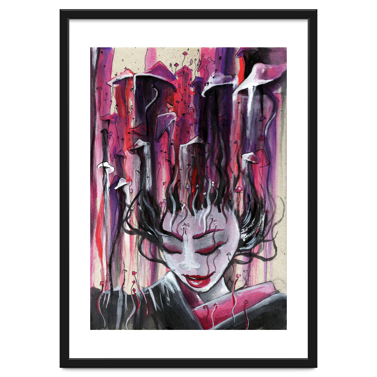 Geisha in Mushrooms: The Surrealistic Concubine