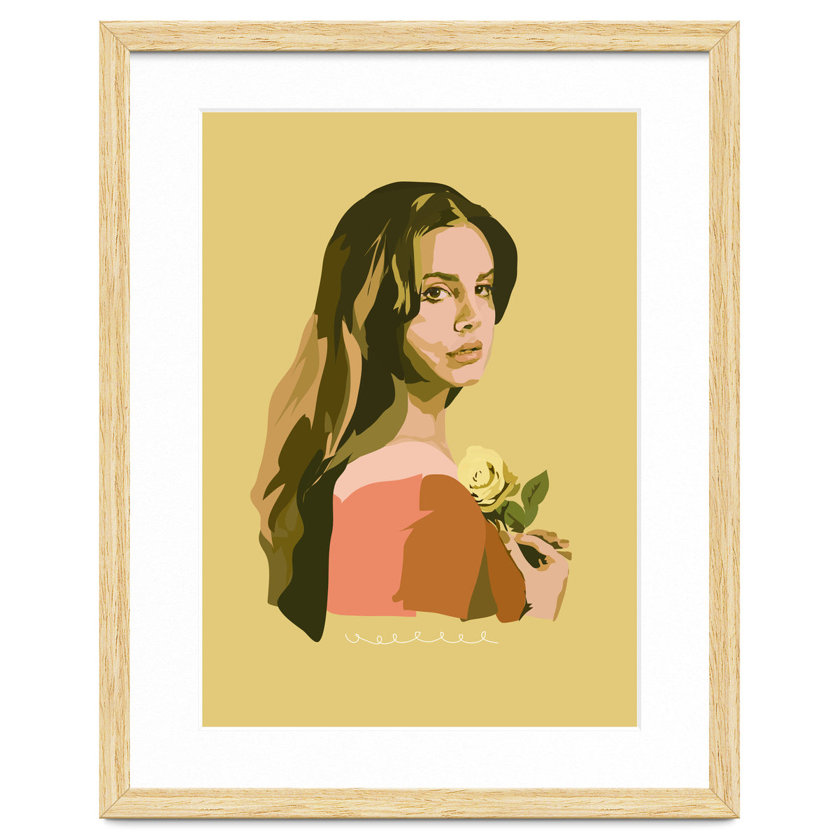 Lana Del Rey With Rose