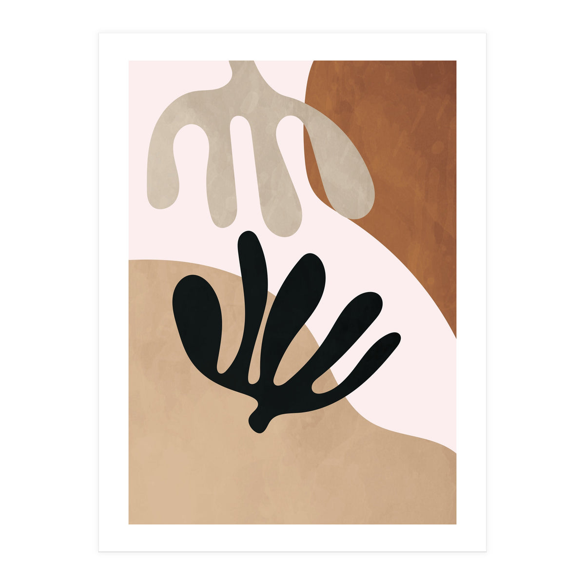 Abstract Modern Minimal Floral (Print Only)