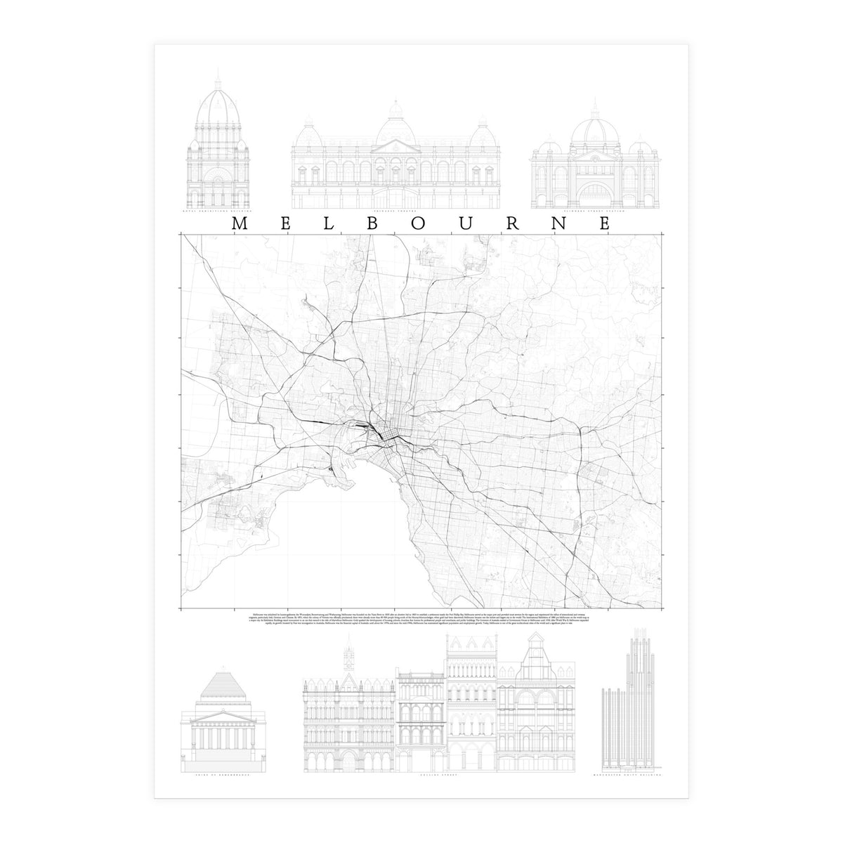 Melbourne (Print Only)