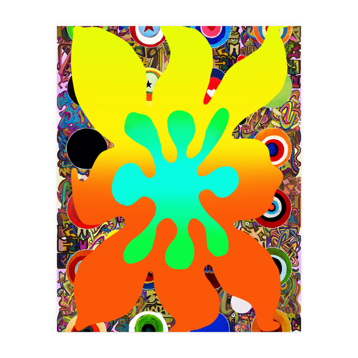 Fuego Y Graffiti 84 (Print Only)