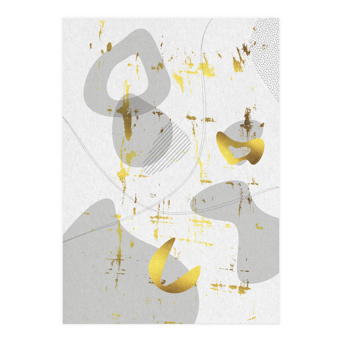 Mid-Century Vintage No. 3 | gold (Print Only)
