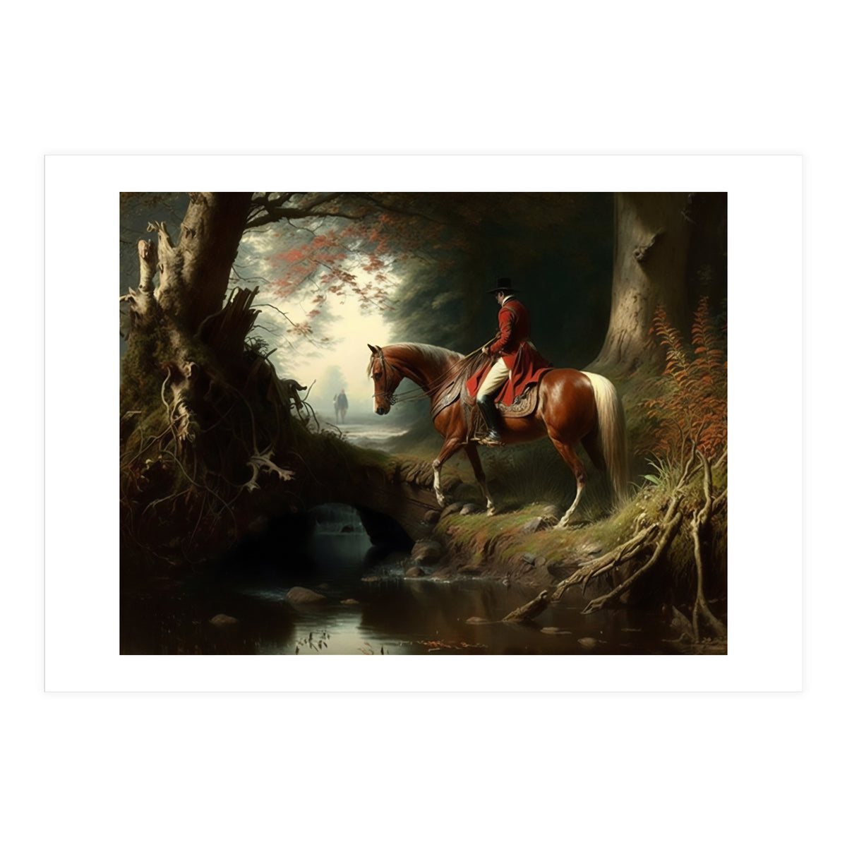 19th Century English Country Scene (Print Only)