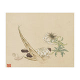 Wang Chengyu ~flowers, Vegetables, Lilies, Bamboo Shoots, Leaves, Mushrooms, Vegetables (Print Only) thumbnail