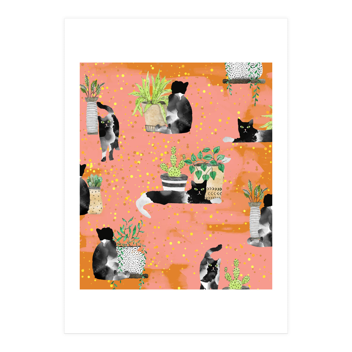 Cats & Plants (Print Only)