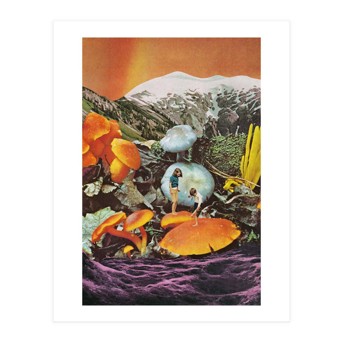 Glowing Mushrooms (Print Only)