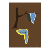 La Persistencia De La Memoria Minimalist (Print Only) thumbnail