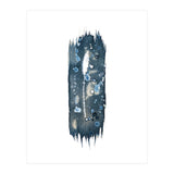 Indigo Blue Botanical Leaves No. 18 (Print Only) thumbnail