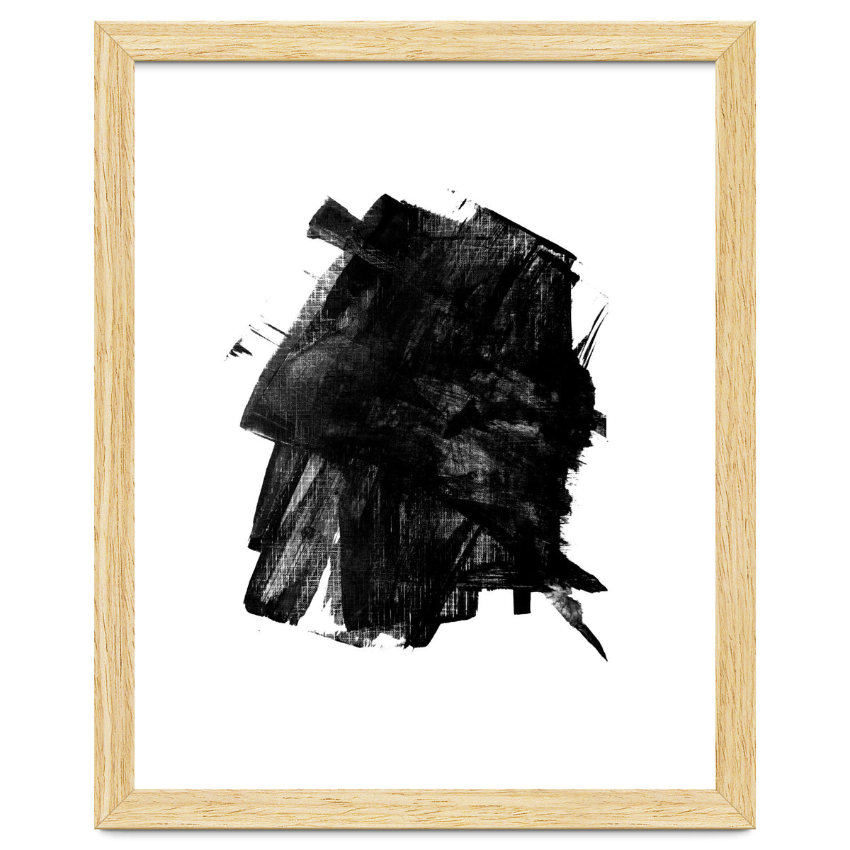 Minimalist Textured Brushstroke Art #3