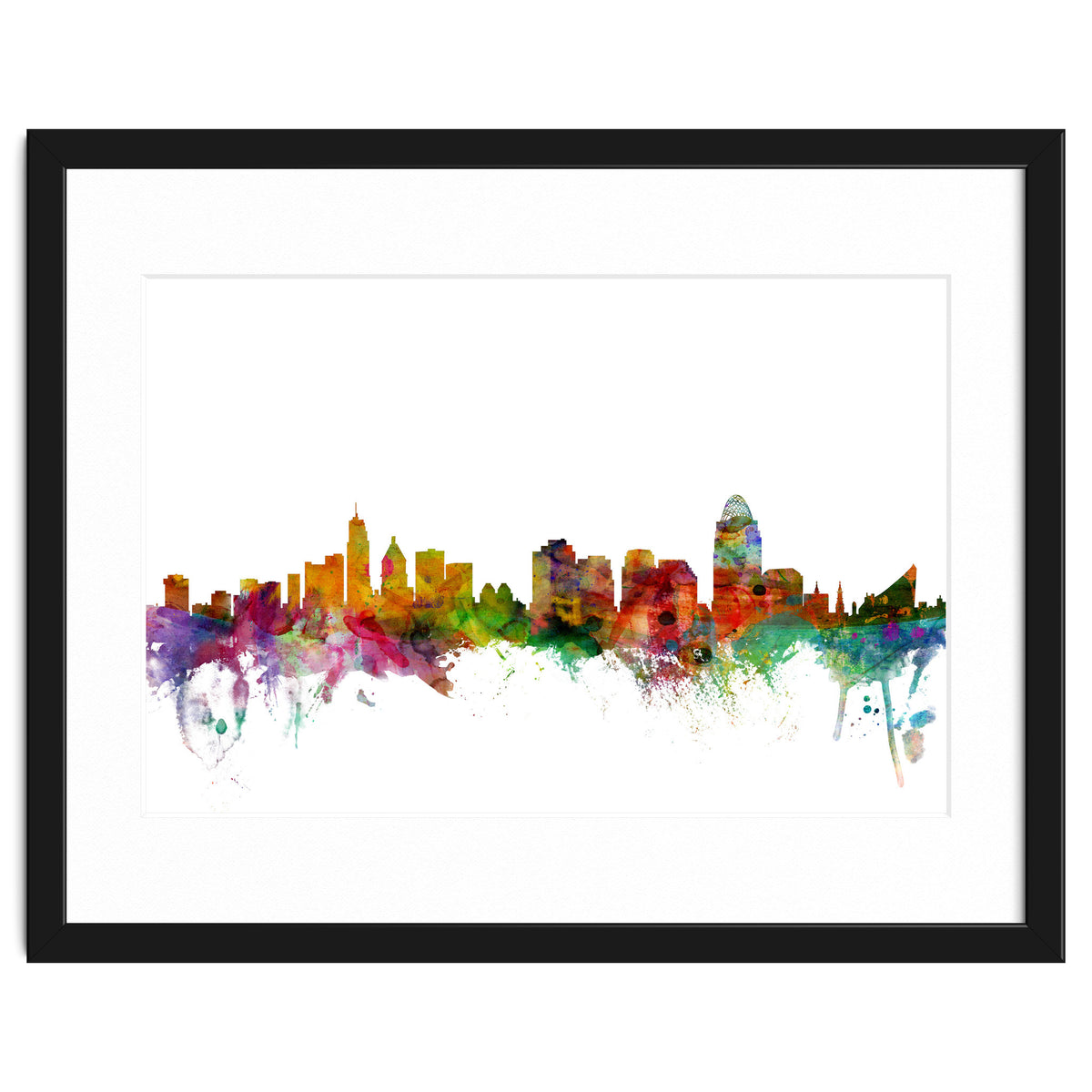 Cincinnati Ohio Skyline