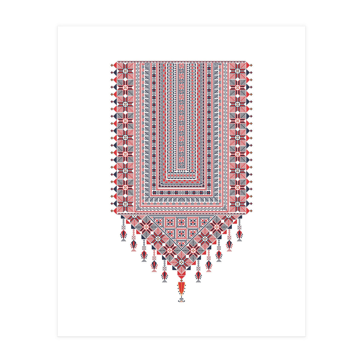 Tatreez Ornament 14 (Print Only)