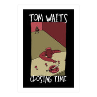 Tom Waits - Closing Time (Print Only)