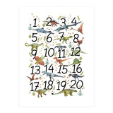 Dinosaur Numbers  (Print Only) thumbnail