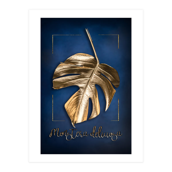 Golden Monstera (Print Only)