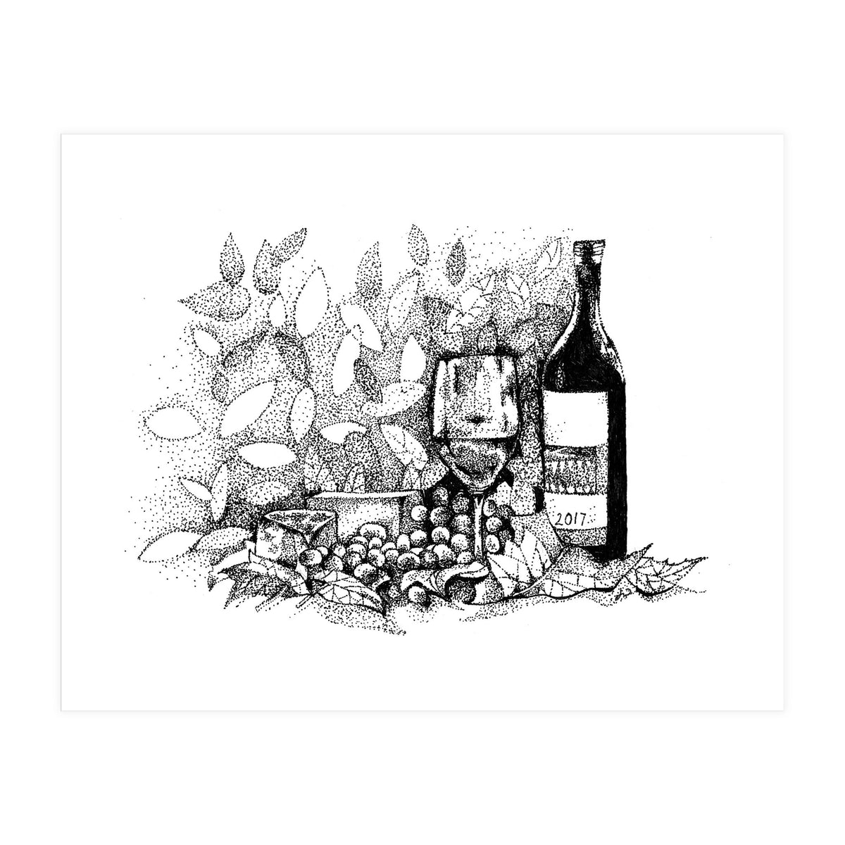 Wine and Cheese (Print Only)