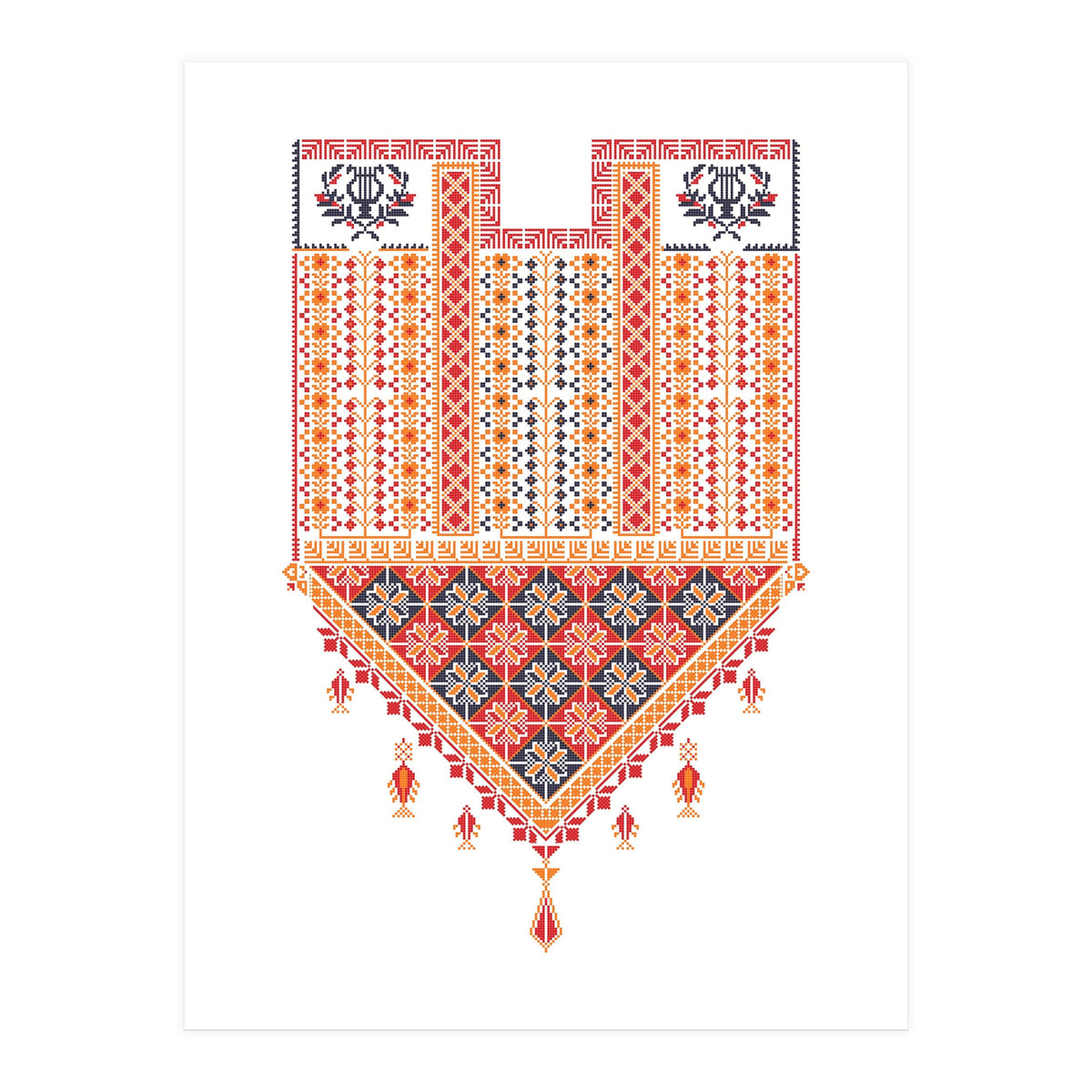 Tatreez Ornament 1 (Print Only)