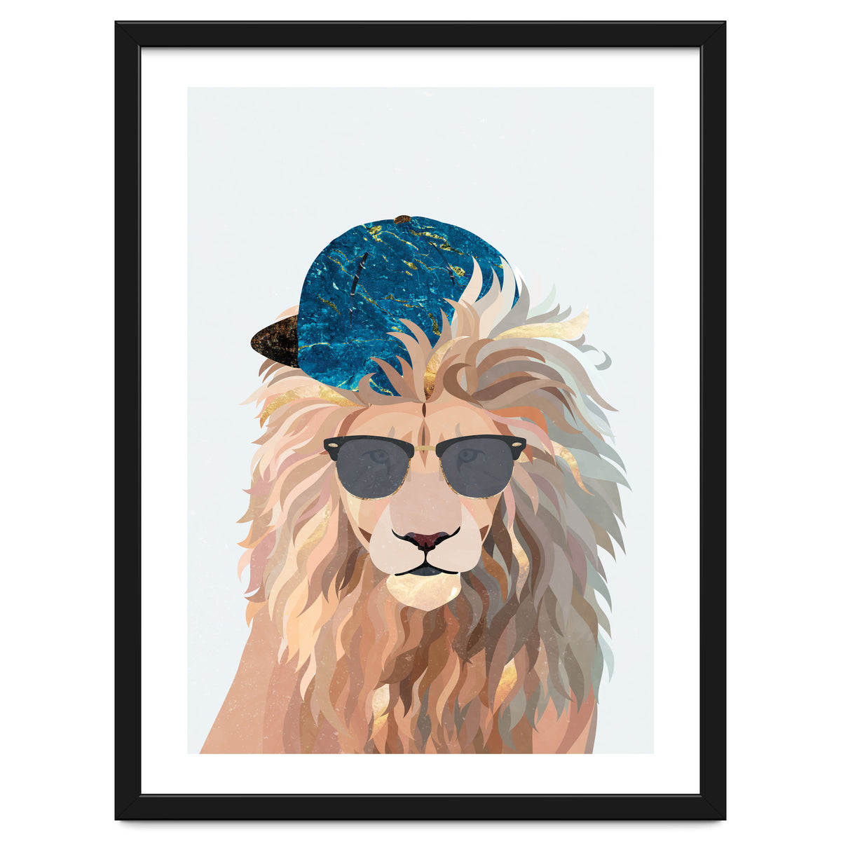 Skater Lion Portrait